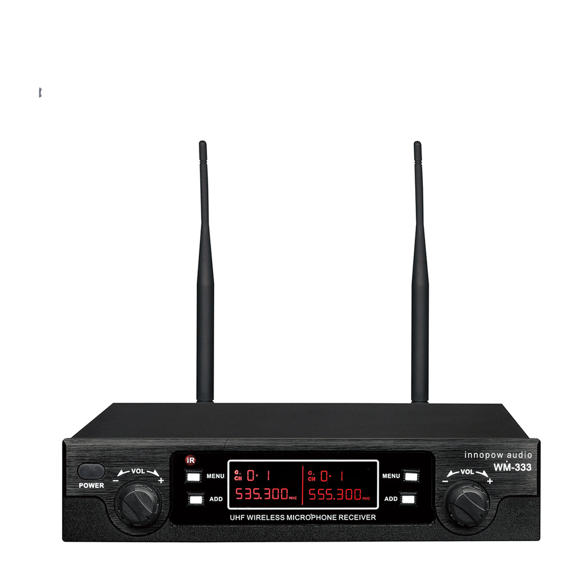 innopow audio 200 Channel Dual UHF Wireless Microphone