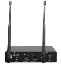 Load image into Gallery viewer, innopow audio 200-Channel Dual UHF Wireless Microphone System, Metal Cordless Mic Set, Auto Scan, Long Distance 200-240Ft,16 Hours Continuous Use for Family Party, Church, Karaoke Night (2022 New Version)