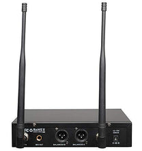 Load image into Gallery viewer, innopow audio 80-Channel Dual UHF Wireless Microphone System,inp cordless mic set,1 Headset&amp; 2 Lapel Lavalier Microphone, Long Distance 200-240Ft Prevent Interference,16 Hours Use for Church, Weddings