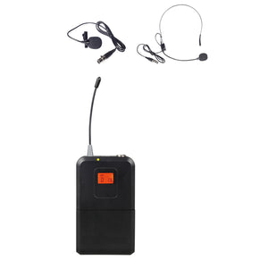 innopow BodyPack Transmitter with Lapel & Headset Mic for WM333 WM333B